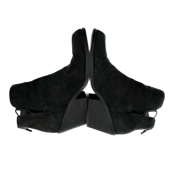 Eileen Fisher Black Leather Tote Ankle Bootie Boots Size 8.5 - Picture 7 of 10